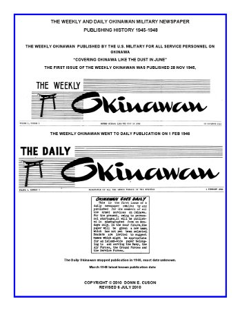 WEEKLY_DAILY_OKINAWAN_MILITARY_NEWSPAPER_HISTORY_6_JULY_2010